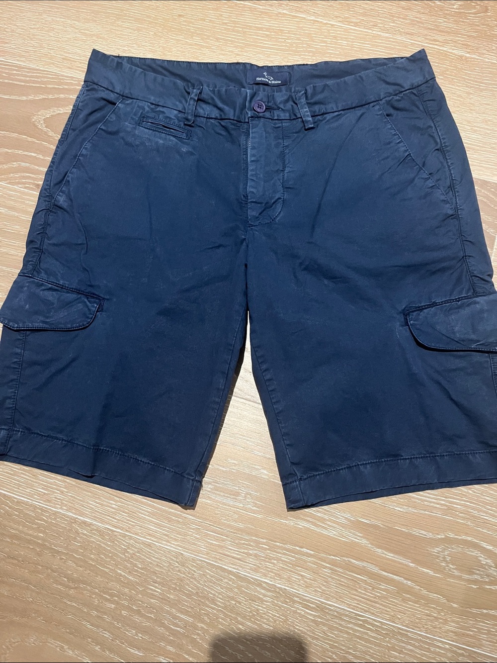 Harmont & Blaine Dark Navy Cargo Shorts